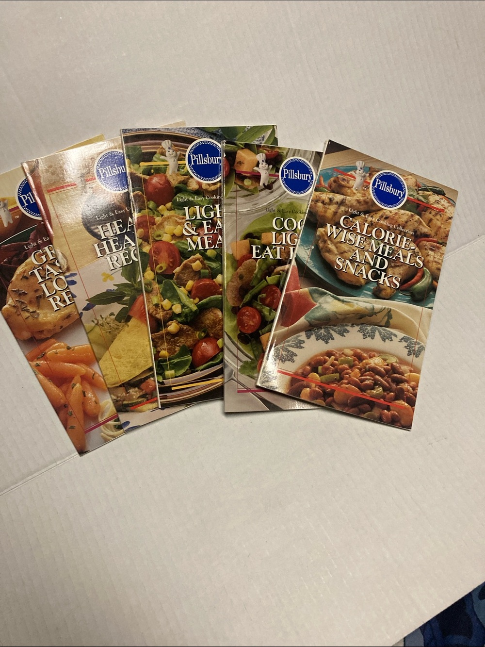 Pillsbury-Light & Easy Cooking Collection Set of 5 Paperback Books